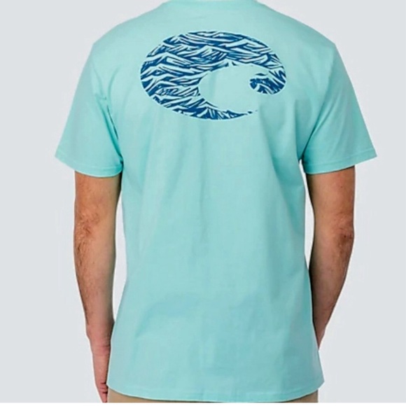 Costa Other - COSTA🐠SCHOOL OF FISH 🐠MENS XXL WHITE AND BLUE SHORT SLEEVED TEE🐠🐟🐟🐟🐠